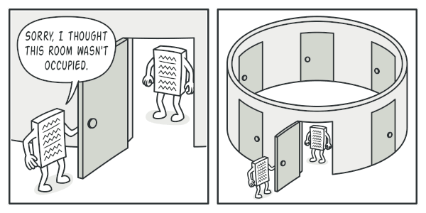 Ein Comic, der das Singleton-Muster darstellt (Source: Refactoring-Guru). Das Singleton-Muster stellt sicher, dass es nur eine einzige Instanz eines Objekts gibt. Diejenigen, die darauf zugreifen, merken möglicherweise nicht einmal, dass sie ständig mit demselben Objekt arbeiten.
